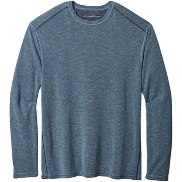 Tommy Bahama Other - Tommy Bahama Flip Sky IslandZone Reversible Long Sleeve Tee Men’s S Ocean Deep